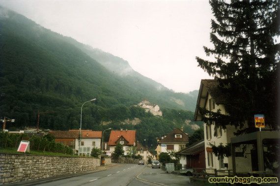 My only photo of Liechtenstein - www.countrybagging.com