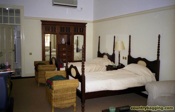 Bedroom in the Victoria Falls Hotel - www.countrybagging.com