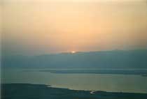 Sunrise from Masada - countrybagging.com