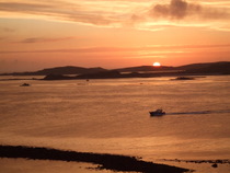 Sunset over Tresco - countrybagging.com